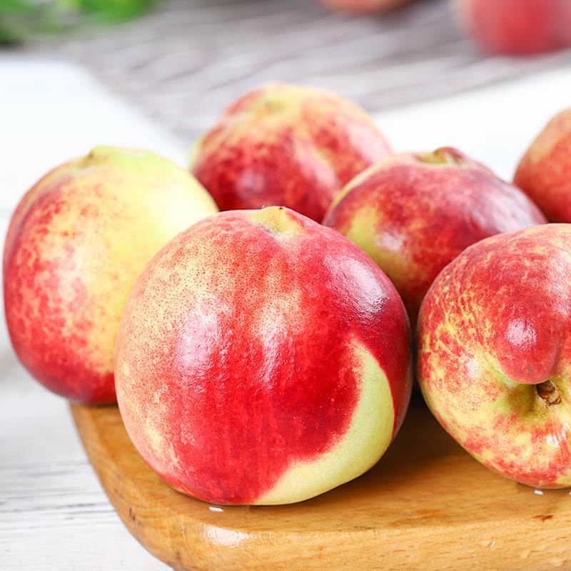 [西沛生鲜] 新鲜云南冬桃 蜜桃新鲜水果 净重5斤装 中果 单果70-120g 应季现摘脆甜毛桃子 整箱高清大图