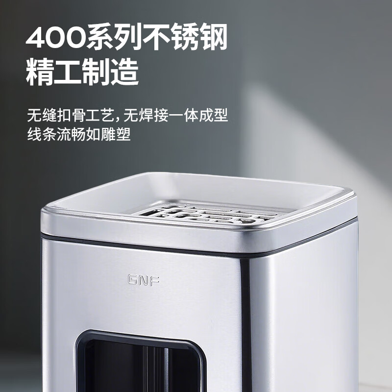 GNF不锈钢烟灰桶立式烟灰柱酒店宾馆大堂写字楼商场广场吸烟区烟头收集器室外烟灰缸灭烟筒商用烟头垃圾桶高清大图