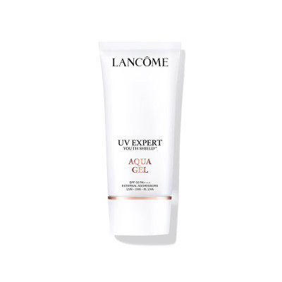 法国（Lancome）兰蔻水漾轻透隔离露UV小白管空气感防晒霜 SPF50PA++++柔皙轻透防晒霜50ml (清爽型)