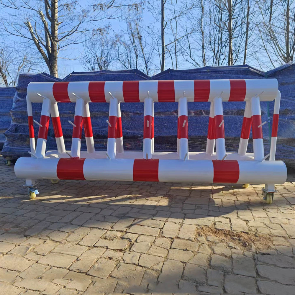 麦盾 移动拒马护栏学校厂区门口可移动带刺防撞拒马路障9000*1600*1000mm可定制高清大图