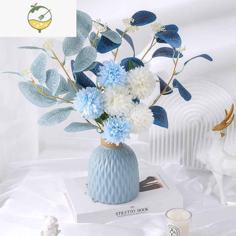 YICHENG轻奢仿真花摆件客厅假花装饰餐桌花摆花花束玄关花艺盆栽摆设