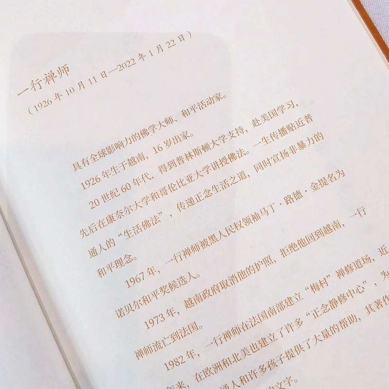 [正版]正念的奇迹 一行禅师 是现代的佛教禅宗诗人 人生哲学心理学舍得放下 寂静之道西藏生死书次第花开正念禅修观呼吸透高清大图