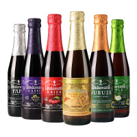 比利时进口 精酿啤酒 Lindemans 林德曼随机口味组合250ml*6瓶