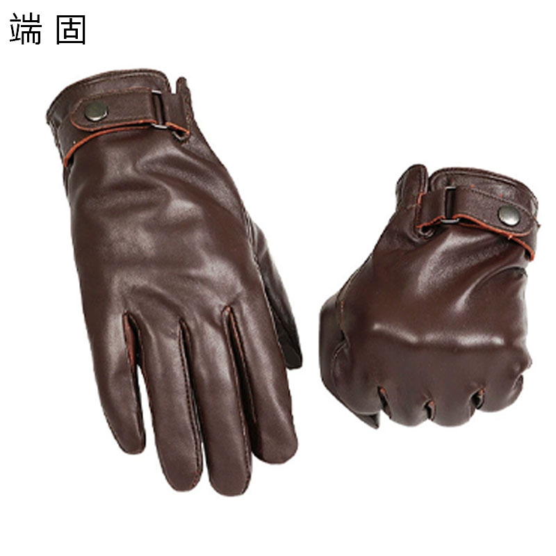 端固绵羊皮手套加绒D30T/副高清大图