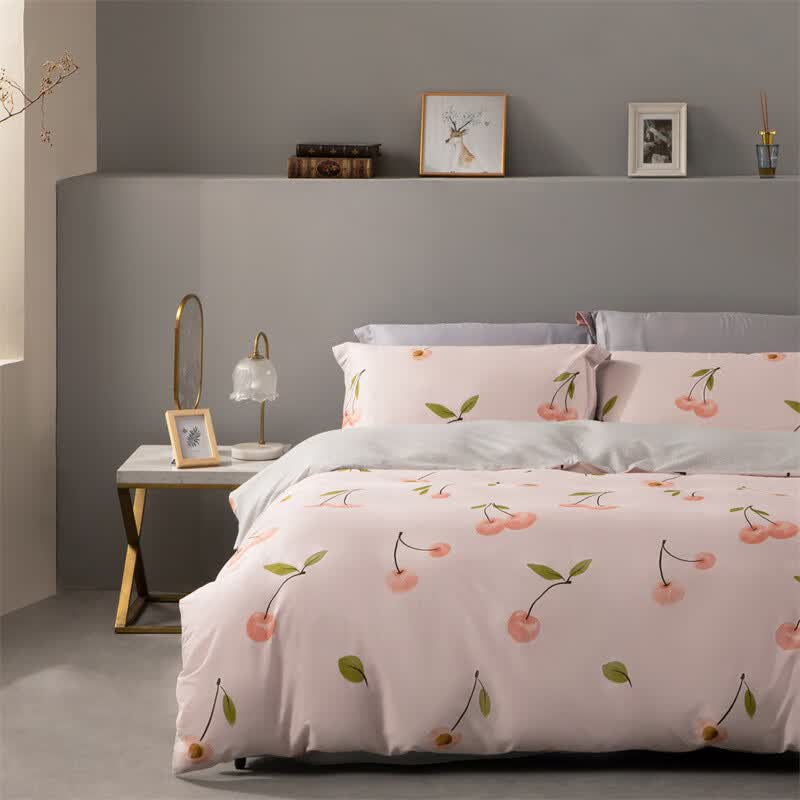 水星家纺床品四件套200*230cmDH温柔甜心-S04抗菌系列高清大图