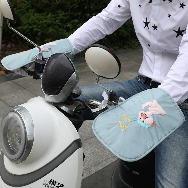 电动电瓶车防晒手套夏季电车摩托电车手把遮阳防水薄款车把套手罩