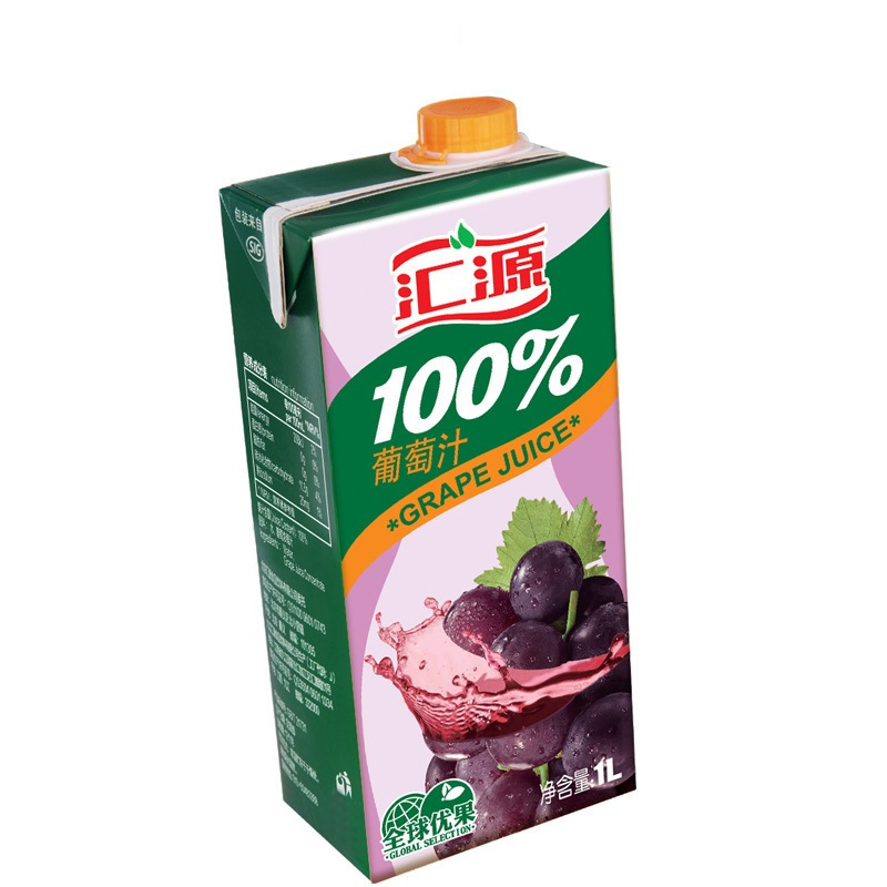 汇源100葡萄果汁1l盒