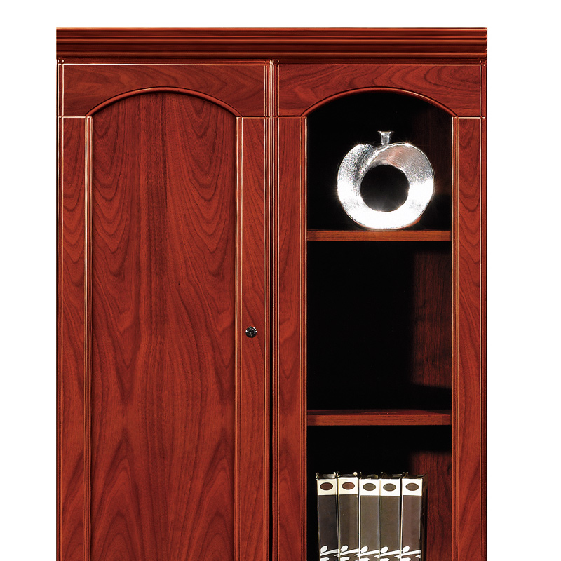 中豫鑫泽 ZYXZ4052416木质文件柜油漆贴木皮资料柜书柜 二门高清大图