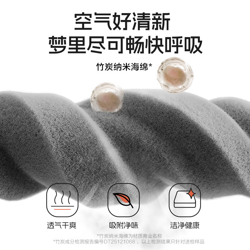 喜临门城市爱情 大白舒脊乳胶床垫独立弹簧席梦思双人床垫子高清大图