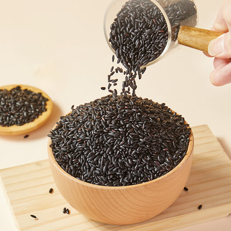 燕之坊黑米色泽黑亮大小均匀圆润饱满口感软糯气味清香470g高清大图