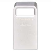 金士顿(Kingston)DTMC3 32G U盘 USB3.1 优盘(读速100Mb/s) 金属迷你 32g u盘