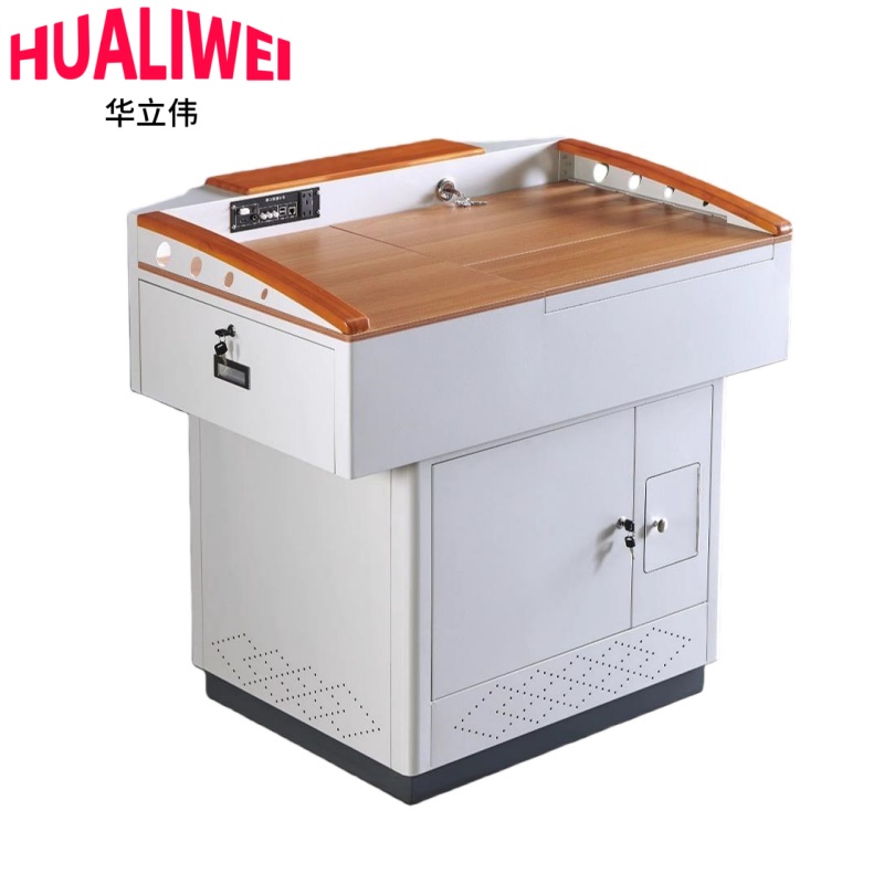 华立伟多媒体讲台高清大图