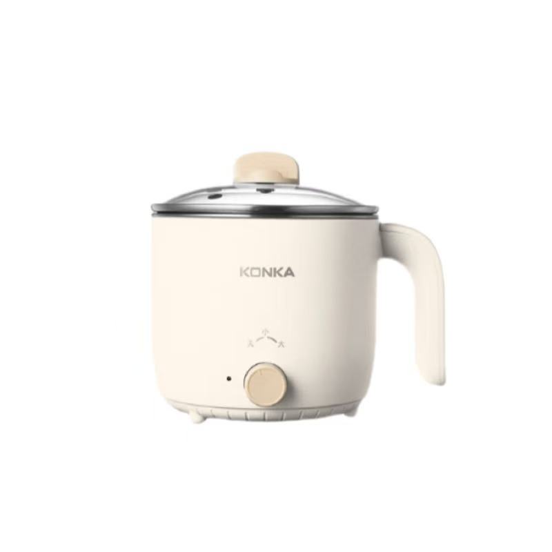 康佳(KONKA)KZG-15YX301 电煮锅220*170*200mm 1.5L (单位:台)米杏色