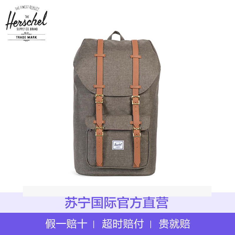 [直营 刘昊然同款]赫歇尔(Herschel) Little American系列帆布运动休闲包男女通用双肩包