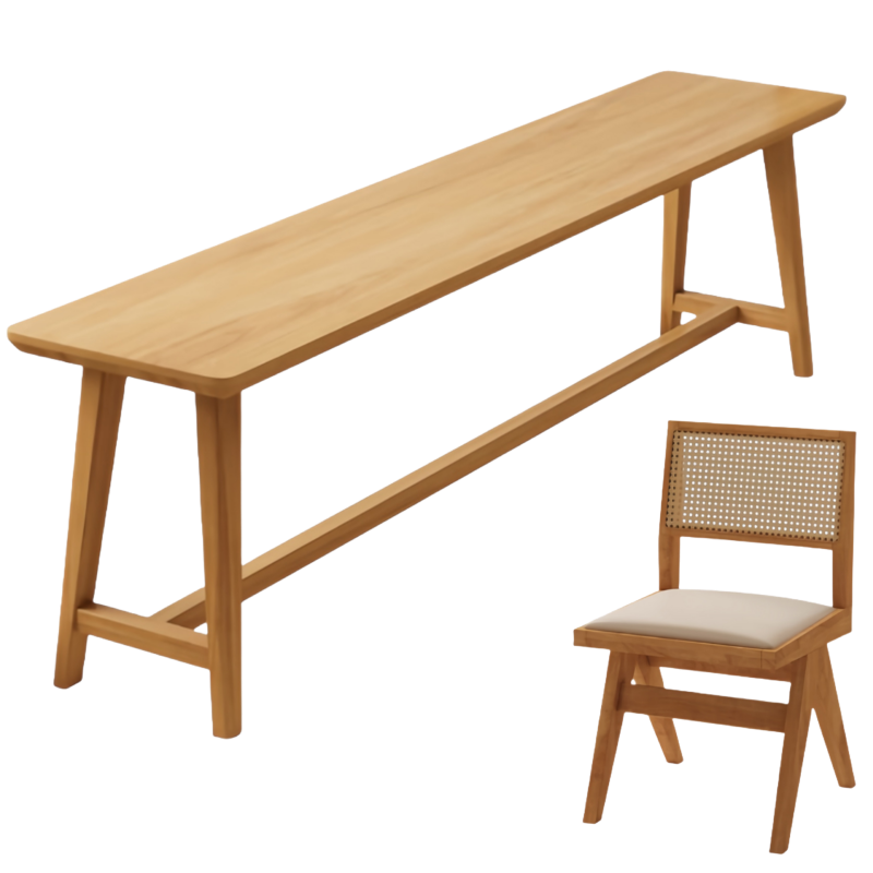 芙首泰吧台桌椅1400*400*750mm(1桌2椅)套高清大图