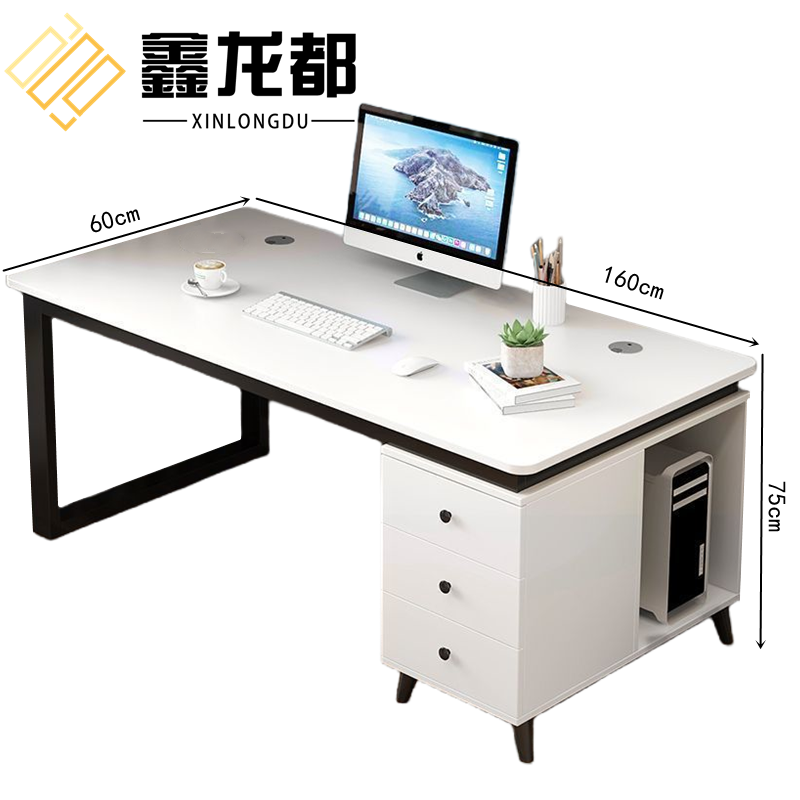 鑫龙都电脑桌职员桌高清大图