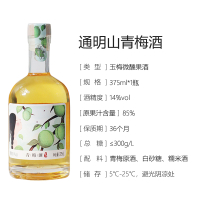 通明山露酒玉梅14度青梅水果酒375ml单瓶礼盒