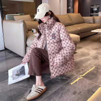 唐狮2023冬季新款羽绒服女短款小众设计感立领加厚冬装外套ins潮K_42100 M 卡其棕