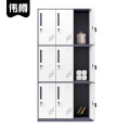 伟樽钢制衣柜灰白套色9门900*400*1850mm台
