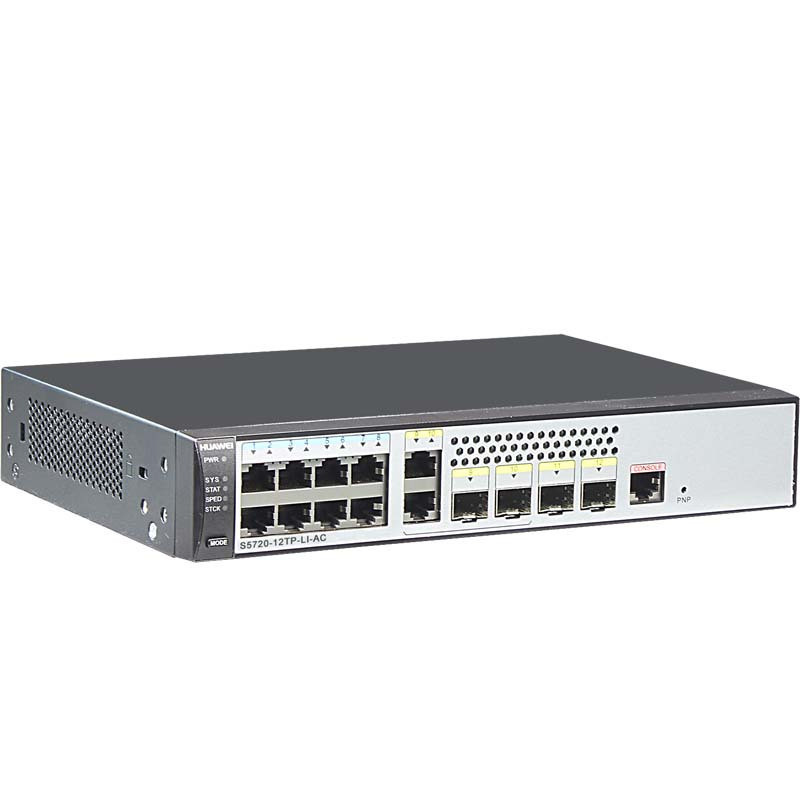 华为（HUAWEI）S5720S12TP-LI-AC 8口千兆电+ 4口千兆SEP 网管交换机