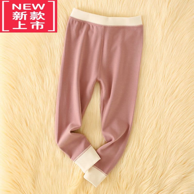 可莉允德绒儿童内穿保暖裤男童女童加绒秋裤加厚热能裤宝宝冬季棉裤绒裤图片
