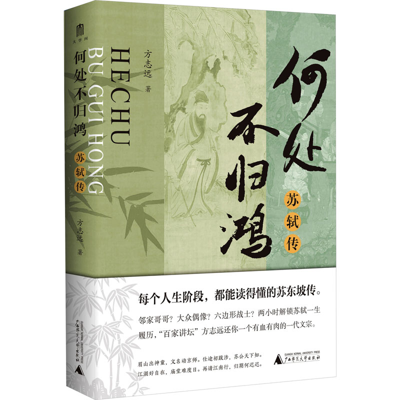 [M]何处不归鸿 苏轼传-9787559863843高清大图