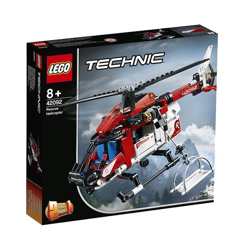 LEGO乐高 Technic机械组系列 救援直升机42092 积木玩具