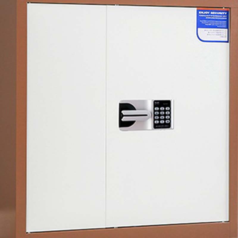 DXBG保密柜财务档案柜文件柜办公室资料储物柜保险柜矮柜咖白-国保密码锁高清大图