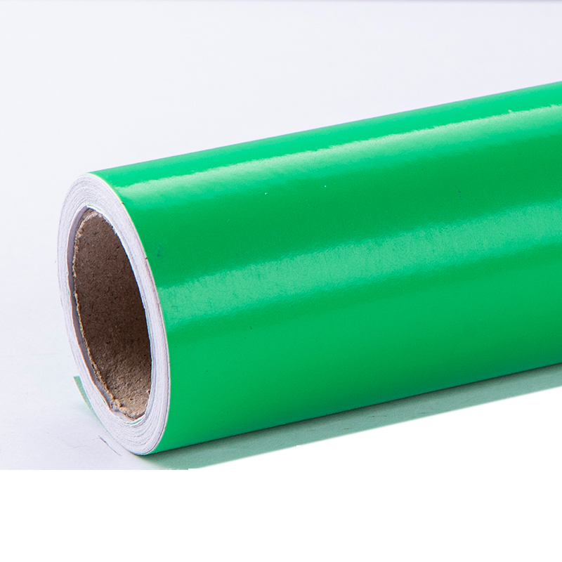 植巾 BBQ210 260mm*20m PVC 不干胶标签(计价单位:卷)绿色高清大图