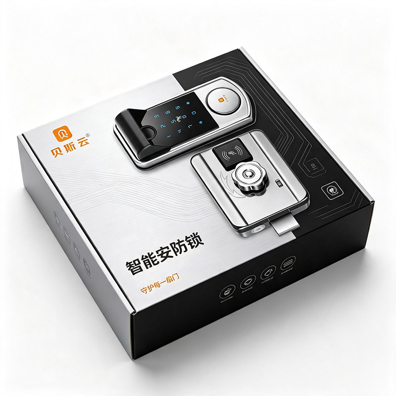 贝斯云 智能锁指纹锁 BSY-S012(安装款) 套高清大图