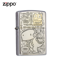 官方正品zippo打火机音乐恐龙zipoo芝宝煤油防风打火机送礼创意