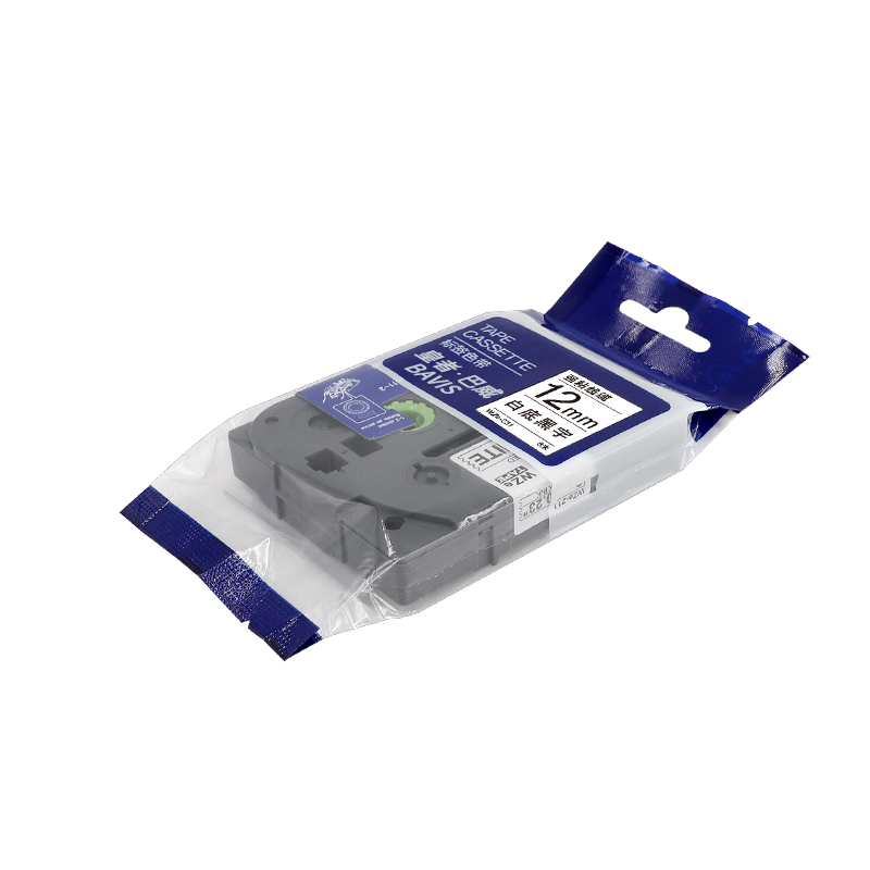 皇者.巴威 标签色带 兄弟 PT-E800TK 12mm白底 个