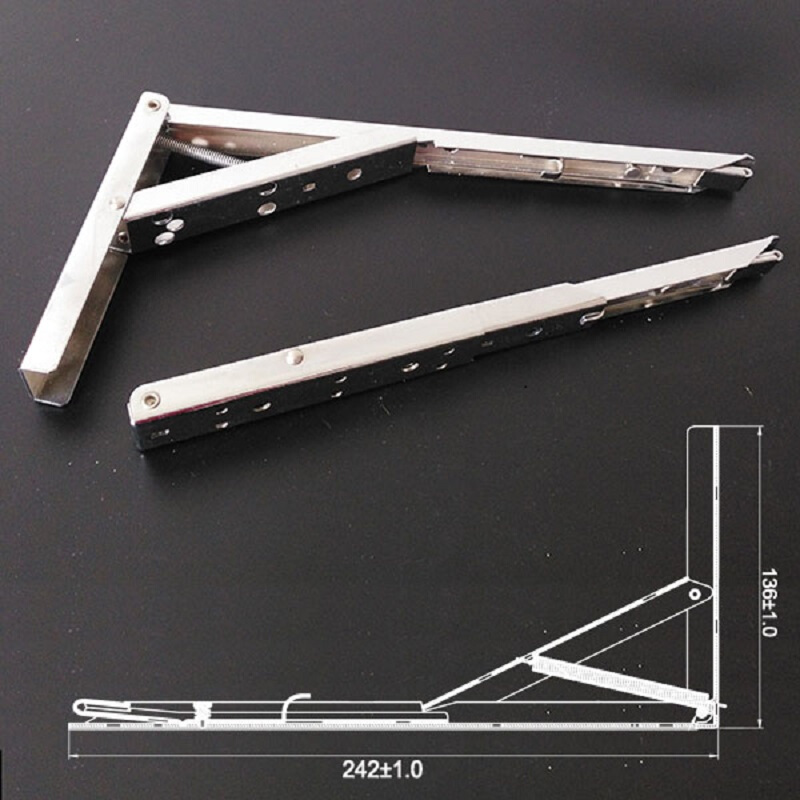 折叠支架托架三角架墙壁置物架墙上壁挂折叠桌承重隔板三角支撑架波迷