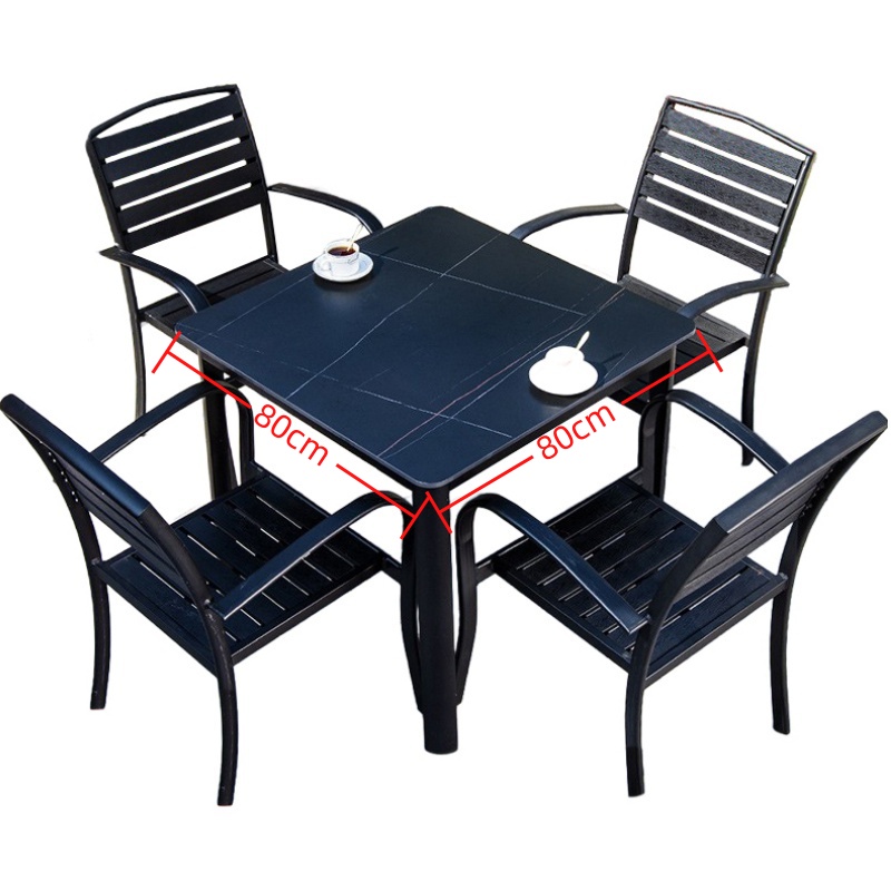 依韵珂户外桌椅800*800mm+4把椅子套高清大图