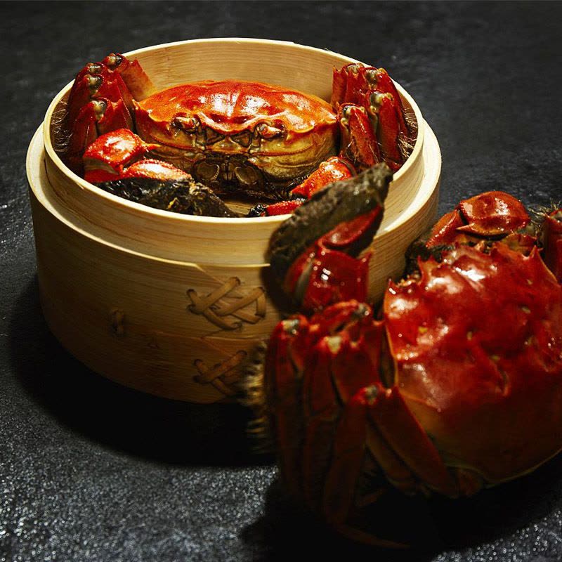 6只送2只! 澄湖之心大闸蟹 鲜活螃蟹 公蟹4.0-3.5两 母螃蟹3.0-2.5两共四对八只图片