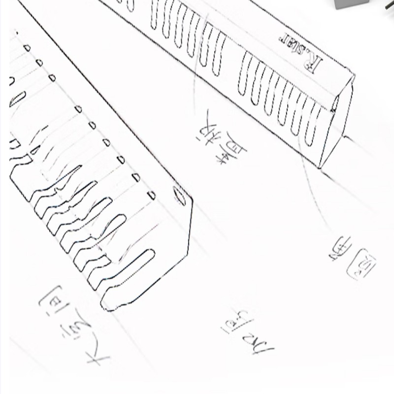 宜通可定制阻燃防火走线槽/绑线架套装fhxc-200高清大图