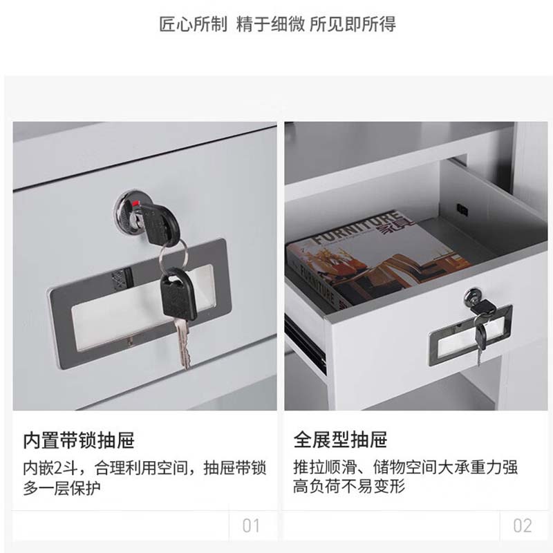 鑫睿辉 保密柜电子锁 通双节带抽屉 台高清大图