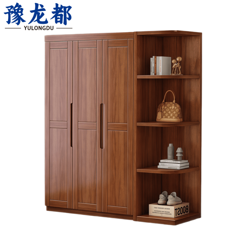 豫龙都衣柜胡桃木个高清大图
