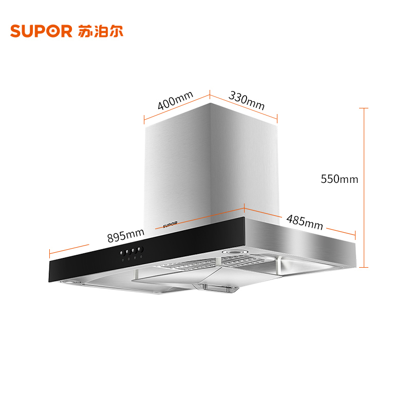 苏泊尔(SUPOR)DL1+P10欧式烟灶套装套餐吸油烟机燃气灶套装抽油烟机套餐(天然气)