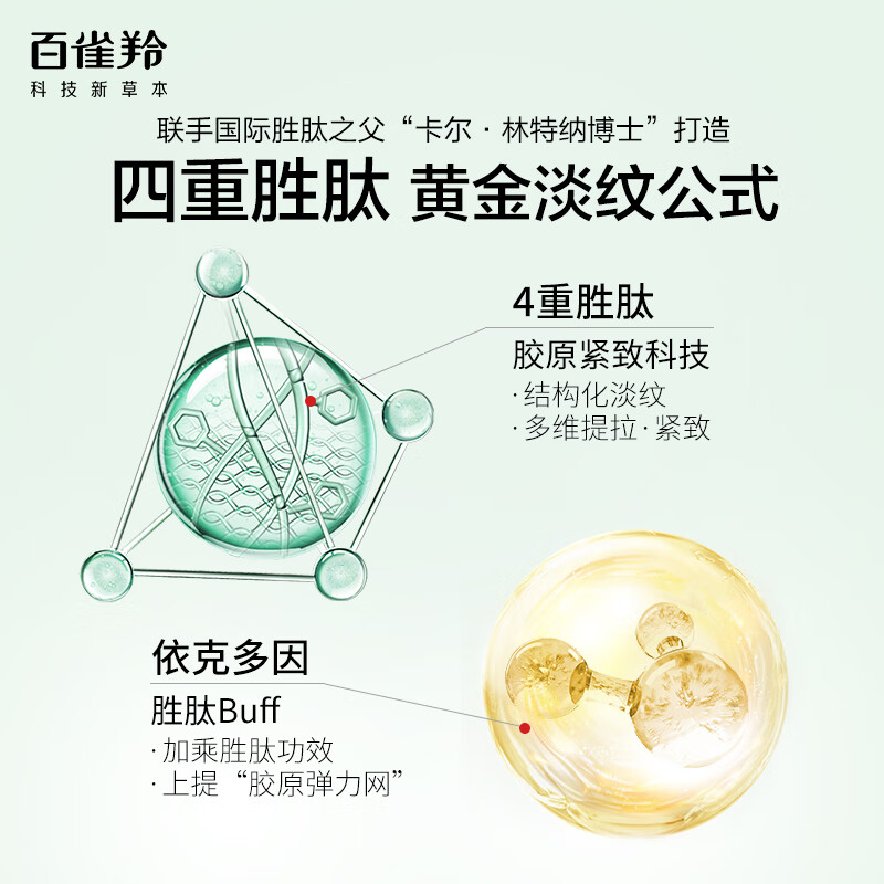 百雀羚肌初抚纹精华液30ml淡化细纹高清大图