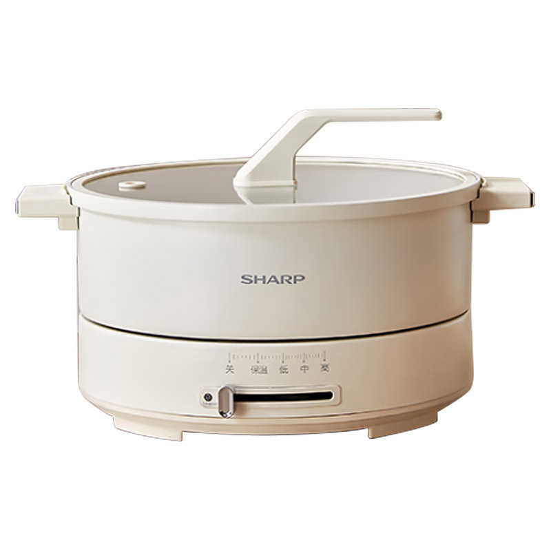 夏普 多功能电火锅KX-CN40L-W白色