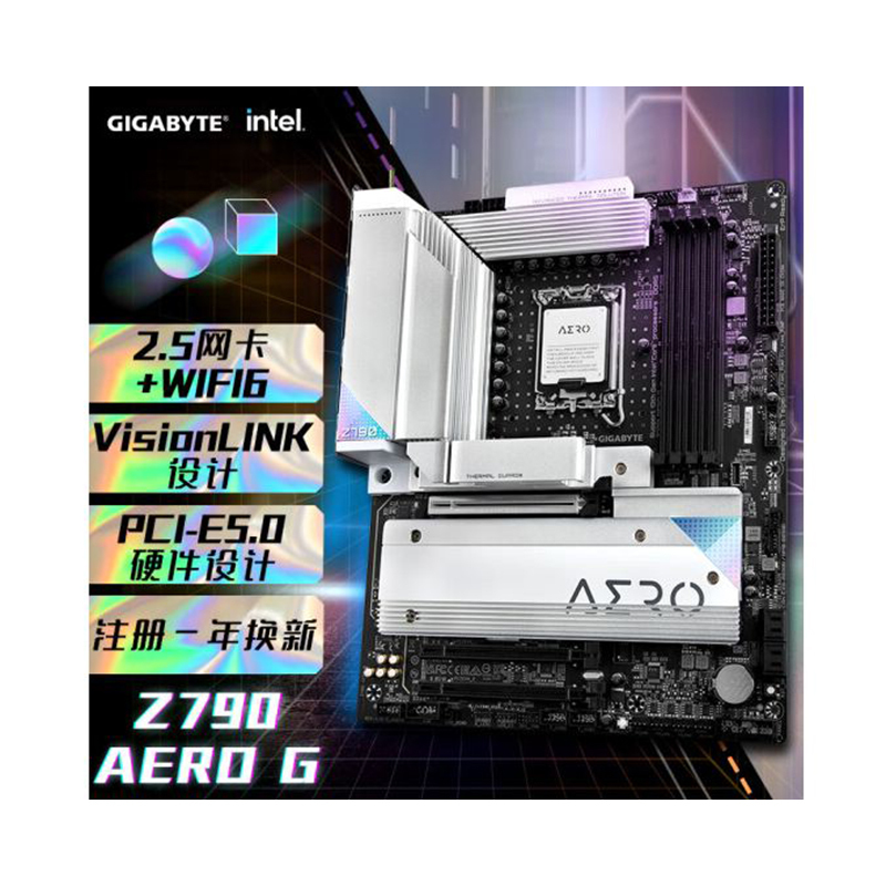 技嘉(GIGABYTE)雪鹰主板 Z790 AERO G 支持CPU 139001370013600KF Intel LGA 1700