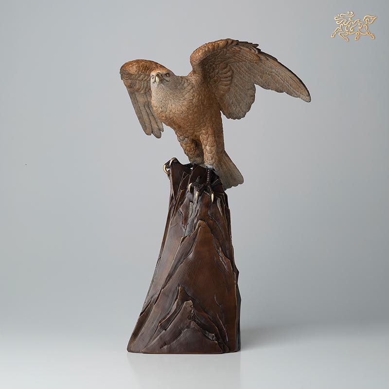 美帮汇全铜摆件《万鹰之神 海东青》 家居饰品 工艺品 客厅摆件高清大图