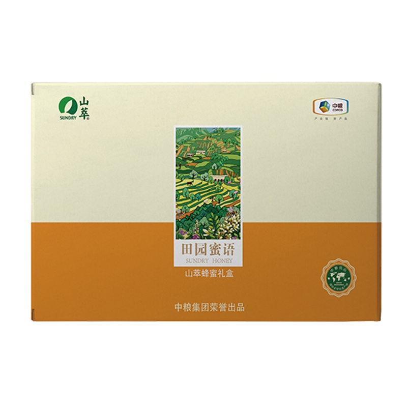 中粮山萃田园蜜语蜂蜜礼盒1500g