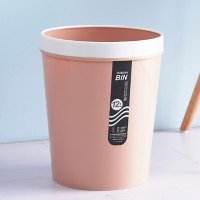 清洁工具圆形创意无盖垃圾桶客厅家用厨房卫生间浴室书房办公室卧室垃圾筒清洁用品简约生活日用品