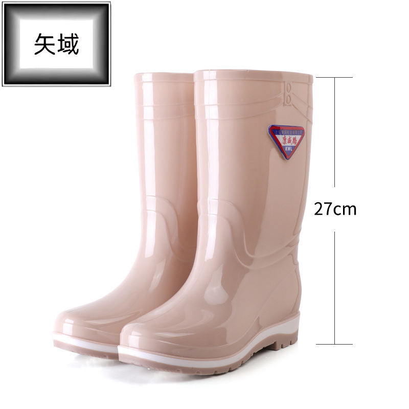 矢域男士防水雨靴防滑耐磨加绒保暖户外工作靴轻便透气时尚设计高清大图