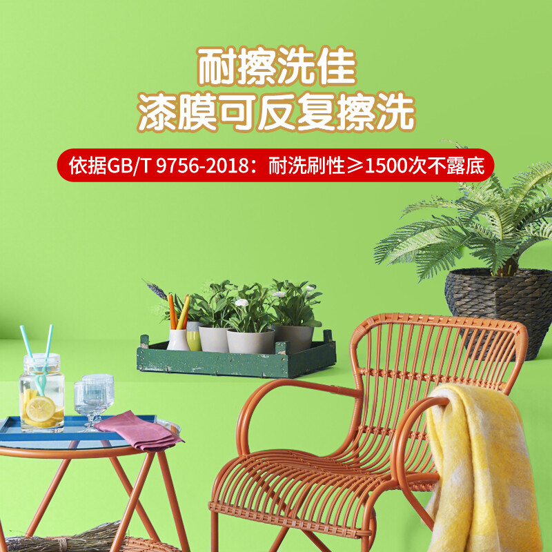 多乐士(Dulux)家丽安净味内墙乳胶漆 墙面漆油漆涂料 A991+A749 套装15L 哑光白色高清大图