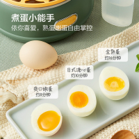 小熊 (Bear) 煮蛋器 高温自动断电家用单层双层小型迷你懒人早饭神器煮鸡蛋煮蛋器节能省电苏宁自营 ZDQ-B14E8