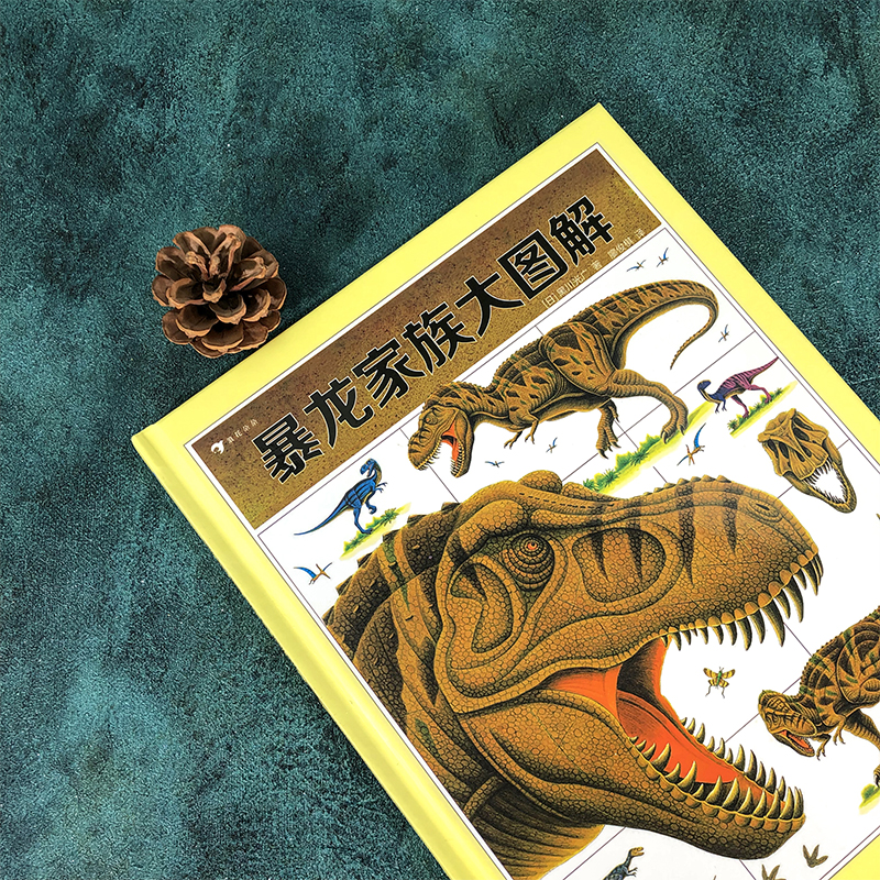 单本全册 [友一个正版]浪花朵朵 暴龙家族大图解 黑川光广著 6岁以上恐龙百科科普绘本 童书高清大图