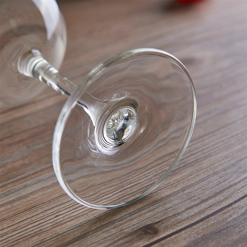 Ocean进口无铅玻璃冷切口红酒杯315ML4只配1500ML醒酒器配酒杯架套装高清大图